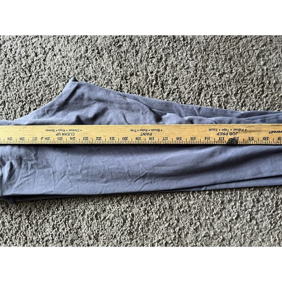 Express Women's Leggings Small Mid Rise Blue Stretch Ankle Workout Pants - Picture 6 of 6